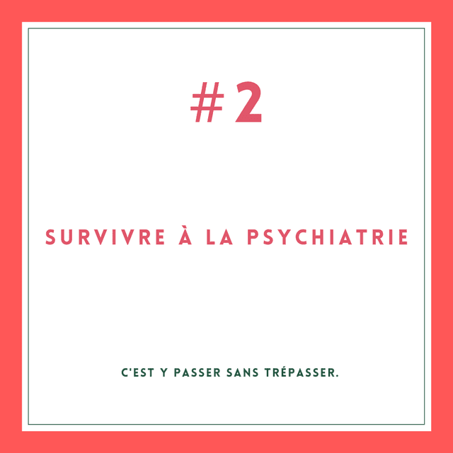 survivre à la psychiatrie #2