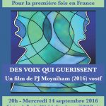 “Des voix qui guérissent", projection inédite le mercredi 14 septembre 2016 à Paris